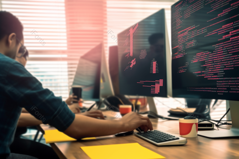 程序员写代码高科技程序拍摄,高清,摄影图,摄影图片,图片大全,摄影图免费下载